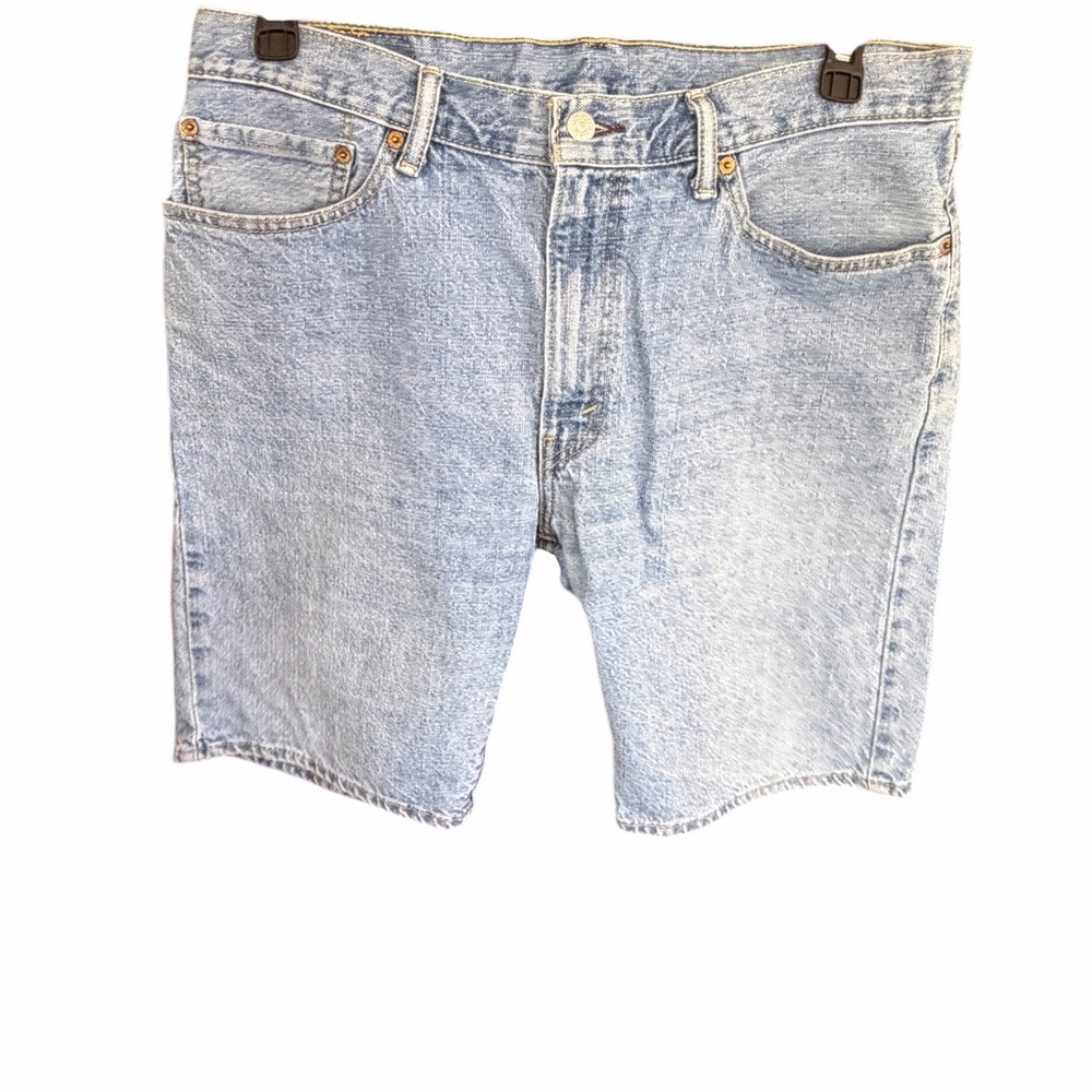 Y2K Levi's Strauss 505 Jean Denim Jorts Shorts Men's Size 36 Red Tab Tag